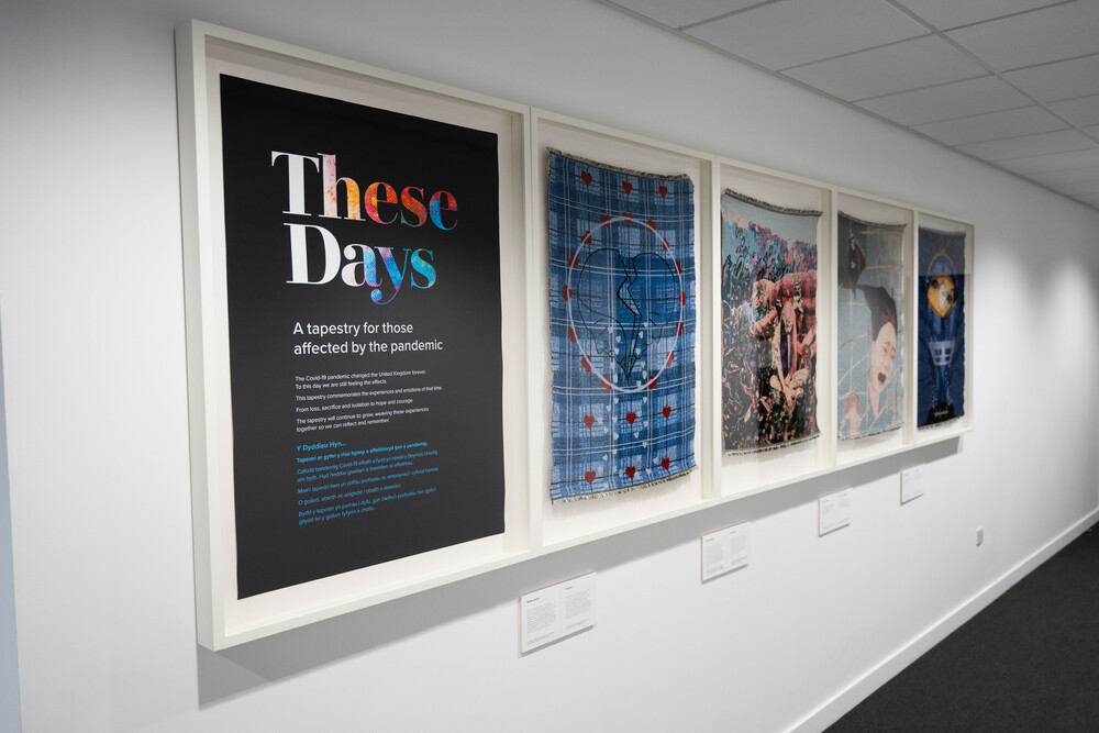 These Days commemorative tapestry at Dorland House
