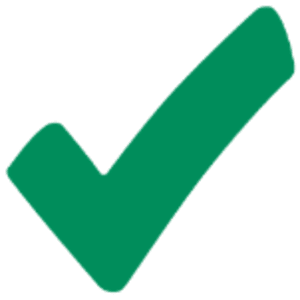green tick