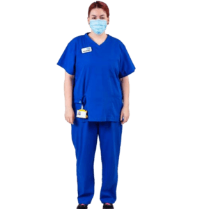 A healthcare worker