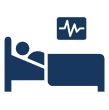 Hospital bed icon