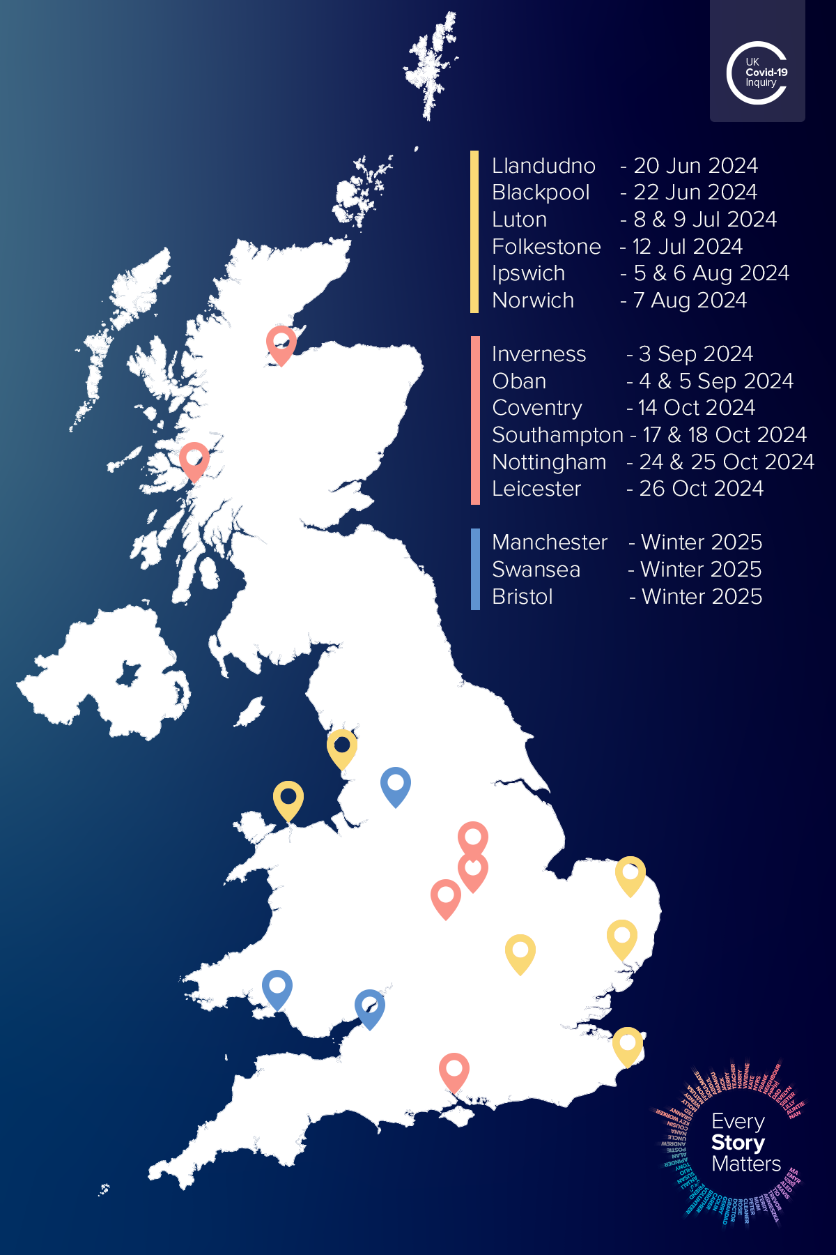 ESM map with autumn dates