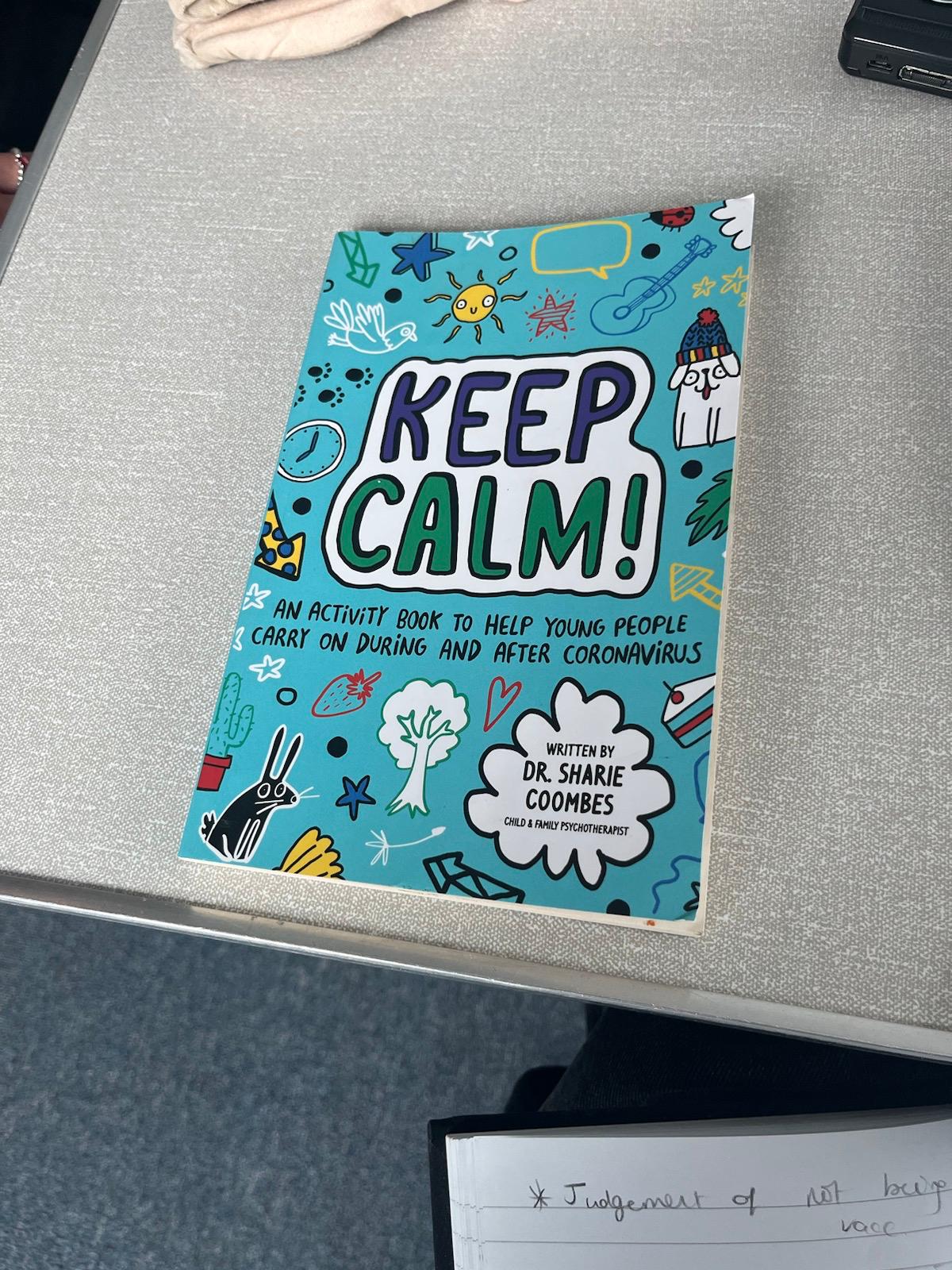 Image of a Keep Calm activity book